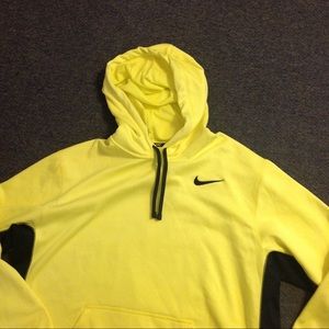 Nike Therma Fit Two Tone Neon Black Hoodie XL